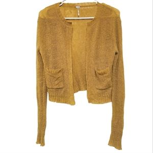 Free People Golden Cardigan Sweater